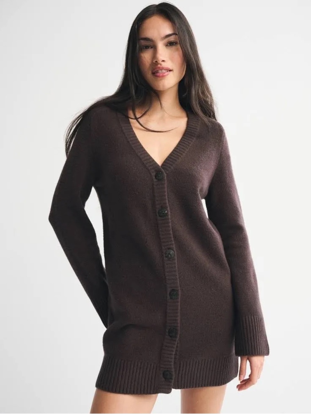 Abercrombie & Fitch Tan Sweater Dress